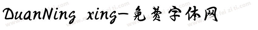 DuanNing xing字体转换